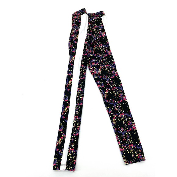 Puma Women's Workout Leggings Black Paint Splash XS NWOT - Picture 4 of 4